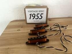 VINTAGE SPEC 1955 FENDER STRAT CLONE. ALNICO 3 STRATOCASTER SET BY TONE SPECIFIC