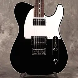 FENDER MIJ HYBRID II TELECASTER CUSTOM HH BLACK W/ANODIZED SILVER PG