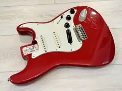RED STRATOCASTER HSS