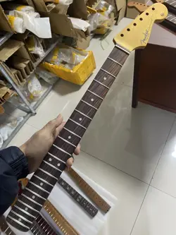 ROSEWOOD FINGERBOARD 21FRETS STRAT ELECTRIC GUITAR NECK FENDER REPLACEMENT