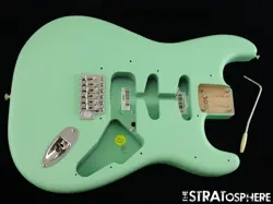 FENDER AMERICAN PERFORMER STRATOCAST STRAT BODY & HARDWARE SATIN SURF GREEN