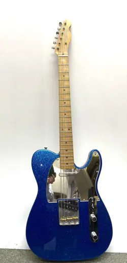 ELECTRIC GUITAR  FENDER J MASCIS TELECASTER BOTTLE ROCKET BLUE FLAKE WITH CASE