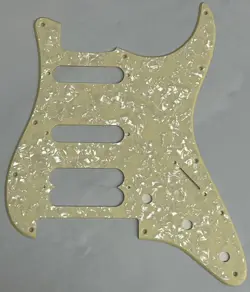 FOR FENDER PLAYER STRATOCASTER FLOYD ROSE HSS GUITAR PICKGUARD 1-PLY CREAM PEARL