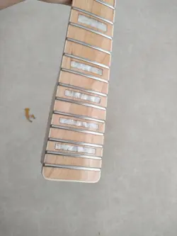 TELE GLOSS 22 FRET ELECTRIC GUITAR NECK MAPLE FOR DIY FENDER REPLACE BLOCK INLAY
