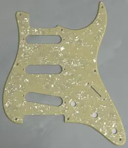 CUSTOM FOR FENDER 57 STRATOCASTER 8-HOLE STYLE GUITAR PICKGUARD CREAM PEARL