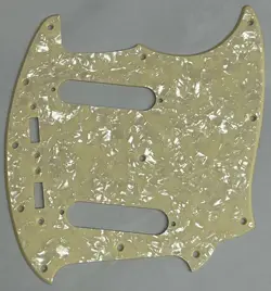 CUSTOM FOR FENDER US MUSTANG CLASSIC SERIES STYLE GUITAR PICKGUARD CREAM PEARL