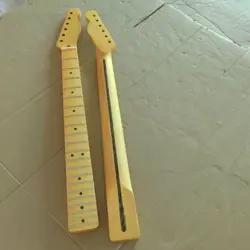 21 FRET ELECTRIC GUITAR NECK YELLOW CANADA MAPLE FINGERBOARD FOR TELE TL FENDER