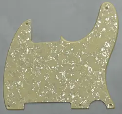 CUSTOM FOR FENDER TELECASTER 5-HOLE BLANK STYLE GUITAR PICKGUARD CREAM PEARL