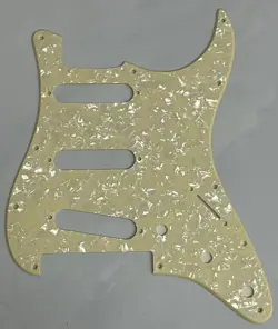 CUSTOM FOR FENDER START FLOYD ROSE TREMOLO SSS GUITAR PICKGUARD CREAM PEARL
