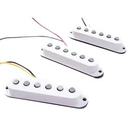 FENDER DELUXE DRIVE STRATOCASTER PICKUP SET WHITE