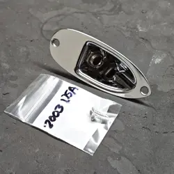 2003 FENDER USA STRATOCASTER OUTPUT JACK ASSEMBLY + SCREWS AMERICAN STRAT GUITAR