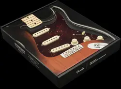 FENDER USA PRE-WIRED LOADED STRAT PICKGUARD HOT NOISELESS SSS TORTOISE SHELL