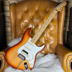 2020 FENDER PLAYERS STRATOCASTER HSS PLUS TOP LIMITED SPECIAL EDITION SIENNA SUN