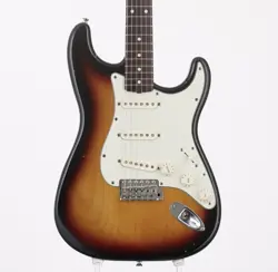 FENDER AMERICAN VINTAGE 62 STRATOCASTER 3-COLOR SUNBURST ELECTRIC GUITAR USED