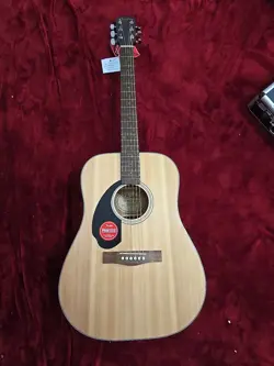 FENDER CD-60S LEFT-HANDED ACOUSTIC GUITAR - NATURAL