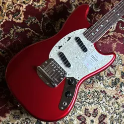 FENDER MADE IN JAPAN TRADITIONAL 70S MUSTANG CANDY APPLE RED ELECTRIC GUITAR