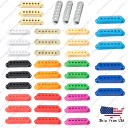 3 PCS 48/50/52 SSS SINGLE COIL PICKUP COVERS FOR FENDER SQ STRAT MULTICOLORS