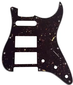 NEW 4 PLY GUITAR PICKGUARD FITS FENDER STANDARD STRAT HHS STRAT,BROWN TORTOISE