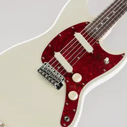 FENDER CHAR MUSTANG OLYMPIC WHITE NEW ELECTRIC BASS