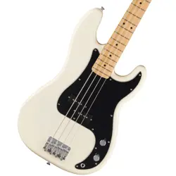 FENDER STANDARD PRECISION BASS MAPLE FINGERBOARD BLACK PICKGUARD OLYMPIC WHITE