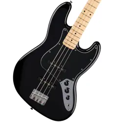 FENDER STANDARD JAZZ BASS MAPLE FINGERBOARD BLACK PICKGUARD