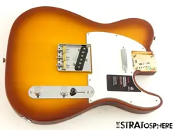 AMERICAN PERFORMER FENDER TIMBER TELECASTER TELE LOADED BODY SPRUCE HONEY BURST!