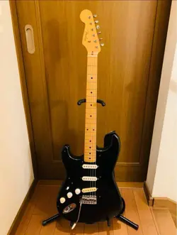 ELECTRIC GUITAR FENDER JAPAN STRATOCASTER TRADITIONAL 50S BLACK LEFT-HANDED