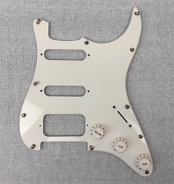 WHITE PICKGUARD WITH