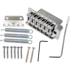 CHROME TREMOLO BRIDGE SYSTEM KIT FOR FENDER STRATOCASTER STRAT ELECTRIC GUITAR A