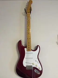 FENDER JAPAN ST57TX STRATOCASTER ELECTRIC GUITAR RED FROM JAPAN USED