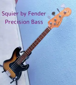 SQUIER BY FENDER PRECISION BASS - USED, GOOD CONDITION, MINOR SCRATCHES