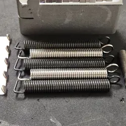 2011 FENDER AMERICAN DELUXE CHROME STRAT BRIDGE TREMOLO FOR USA ELECTRIC GUITAR