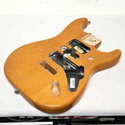 2011 FENDER AMERICAN DELUXE STRATOCASTER NATURAL ALDER BODY USA STRAT GUITAR