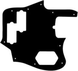 WD CUSTOM PICKGUARD FOR FENDER AMERICAN STANDARD JAGUAR BASS #03 BLACK/WHITE/...