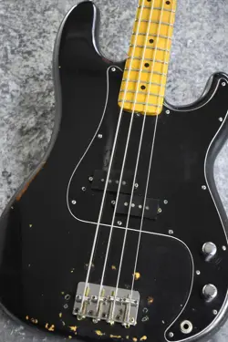 FENDER 1975 PRECISION BASS - BLACK - USED ELECTRIC BASS