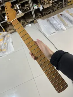 21FRETS FENDER STRAT REPLACEMENT ELECTRIC GUITAR NECK ROASTED MAPLE DIY HANDLE