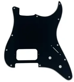 3 PLY BLACK PICKGUARD GUITAR FOR FIT FENDER STRATOCASTER START SINGLE HUMBUCKERS