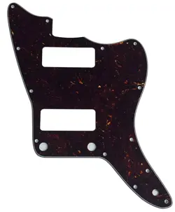 4 PLY BROWN TORTOISE PICKGUARD GUITAR FOR FIT FENDER US JAZZMASTER P90 NO UPPER
