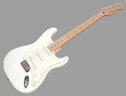 ELECTRIC GUITAR FENDER MEXICO PLAYER STRATOCASTER WHITE S/N MX22096423 WITH CASE