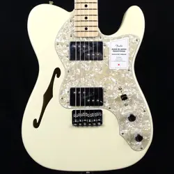 FENDER JAPAN TRADITIONAL 70S TELECASTER THINLINE OLYMPIC WHITE