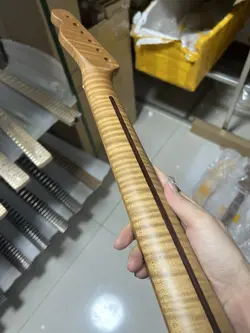 FENDER TELE 22FRETS ROASTED FLAME MAPLE STAINLESS STEEL ELECTRIC GUITAR NECK