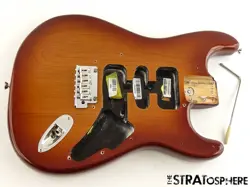 FENDER AMERICAN PROFESSIONAL II STRATOCASTER BODY W/ HARDWARE STRAT SIENNABURST