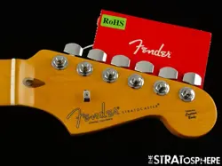 FENDER AMERICAN PROFESSIONAL PRO II STRAT, NECK TUNERS, ROLLED EDGES, MAPLE!