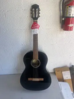 FENDER CN-60S NYLON BLACK CONCERT ACOUSTIC STRING CLASSICAL GUITAR