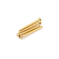 NEW FENDER NECK MOUNTING SCREWS - GOLD