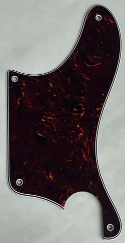 CUSTOM FOR FENDER TELE CABALLO TONO LIGERO NO PICKUP GUITAR PICKGUARD BROWN