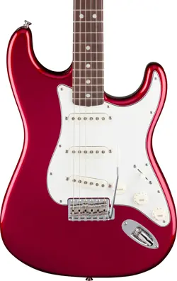 FENDER AMERICAN VINTAGE 1965 STRATOCASTER E/G, ROSEWOOD FB, CANDY APPLE RED
