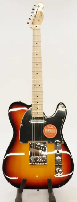 FENDER SQUIER AFFINITY SERIES TELECASTER ELECTRIC GUITAR (3-COLOR SUNBURST)