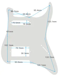 FENDER STRATOCASTER HOLE