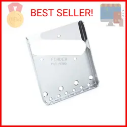 FENDER AMERICAN VINTAGE 3-SADDLE TELECASTER BRIDGE PLATE, CHROME